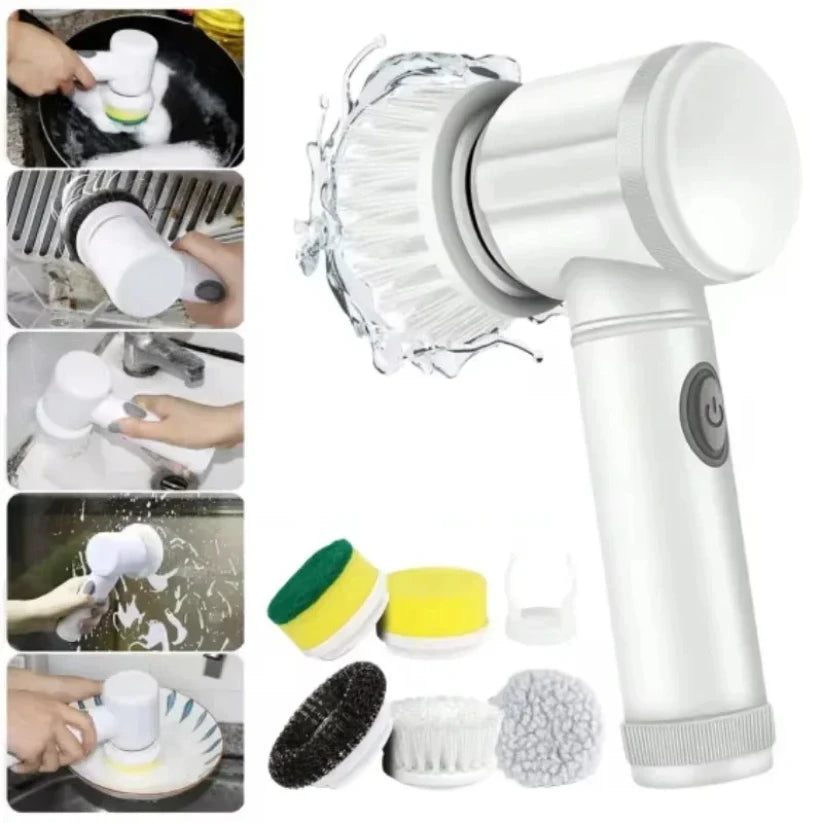 5-in-1 Cordless Electric Spin Scrubber