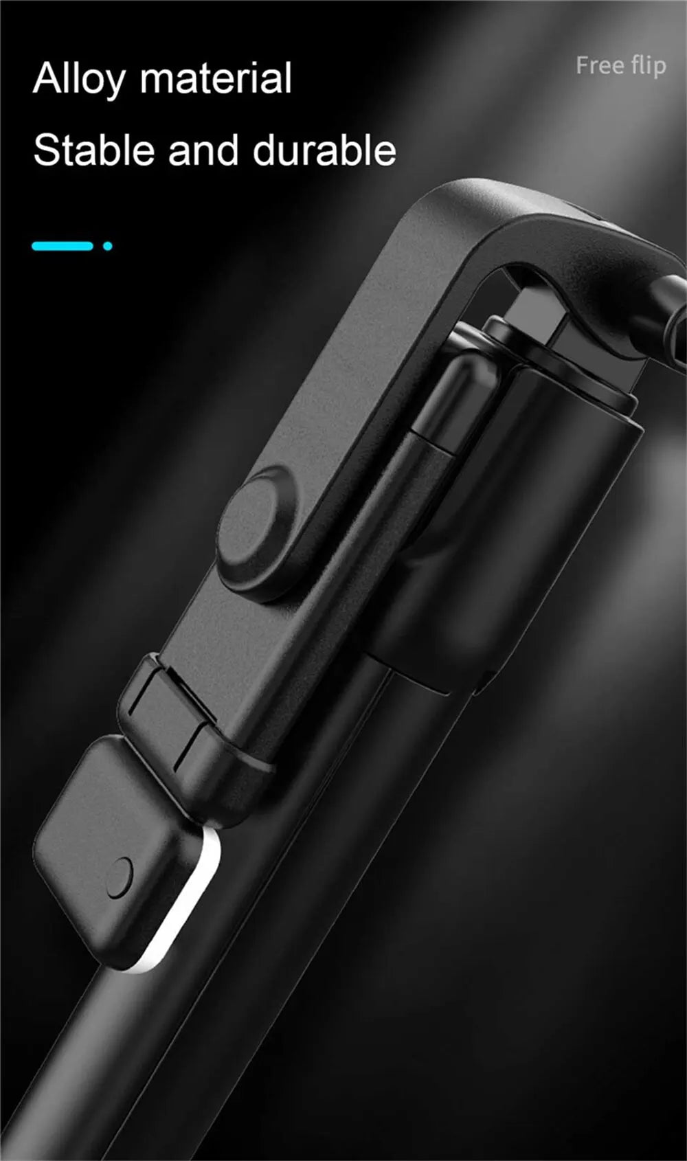 Bluetooth Selfie Stick Tripod with LED Fill Light