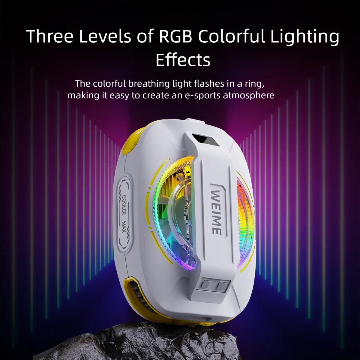 Magnetic Phone Cooler – Rechargeable Gaming Cooling Fan