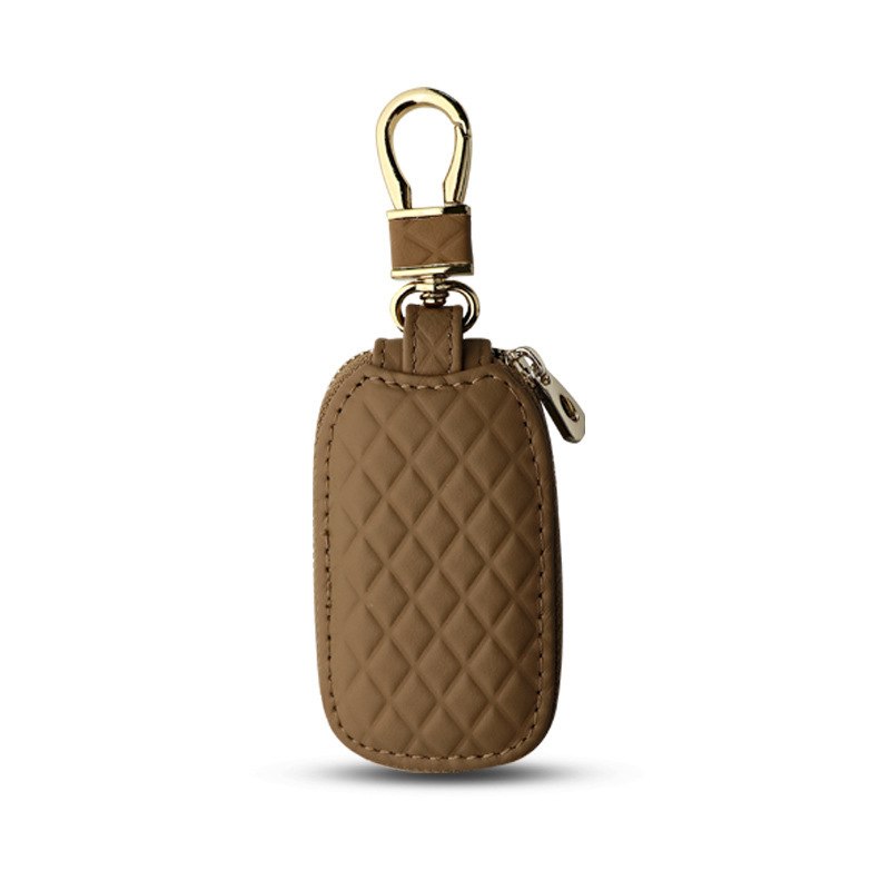 Genuine Leather Diamond Key Case for Specific Cars